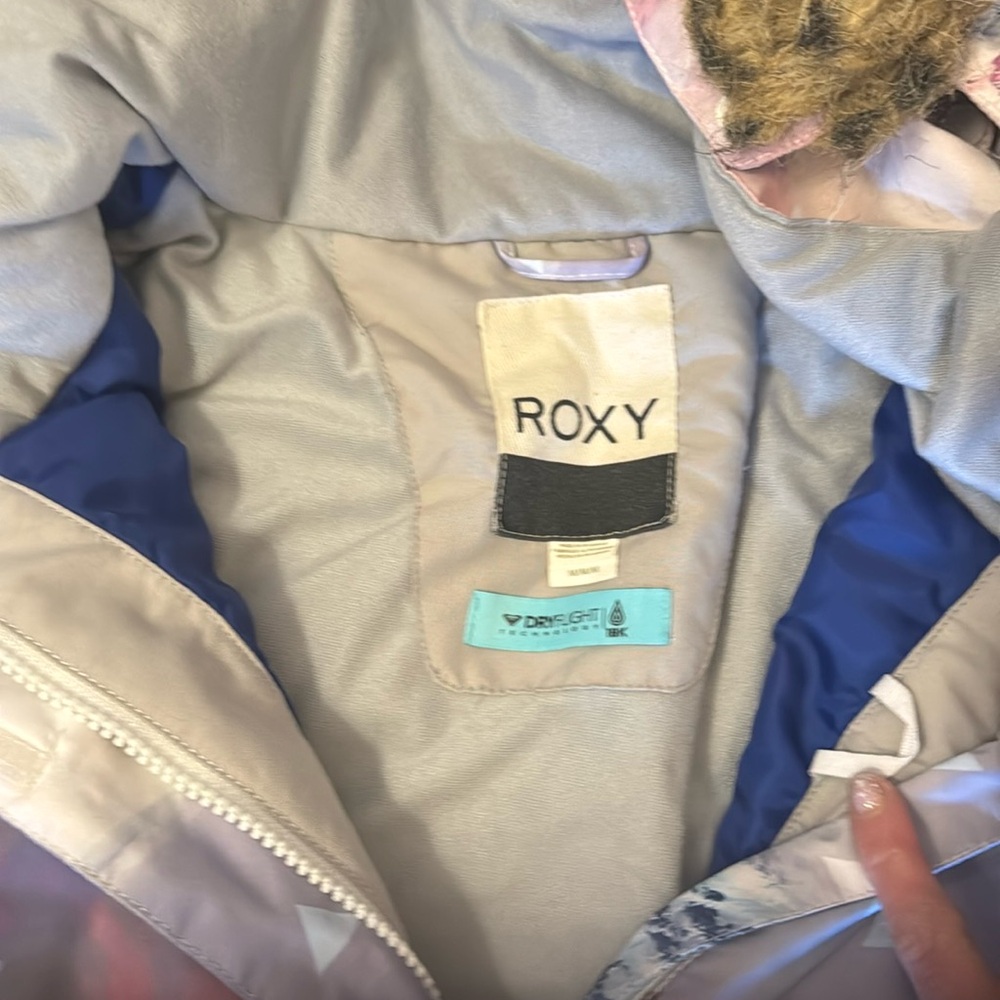 Roxy Multicolor Ski Jacket Vibrant Pattern Lightw… - image 3